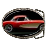 red corvette Belt Buckle