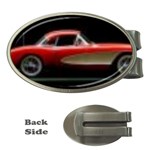 red corvette Money Clip (Oval)