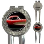 red corvette 3-in-1 Golf Divot