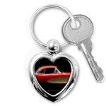 red corvette Key Chain (Heart)