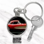 red corvette Nail Clippers Key Chain