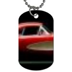 red corvette Dog Tag (One Side)