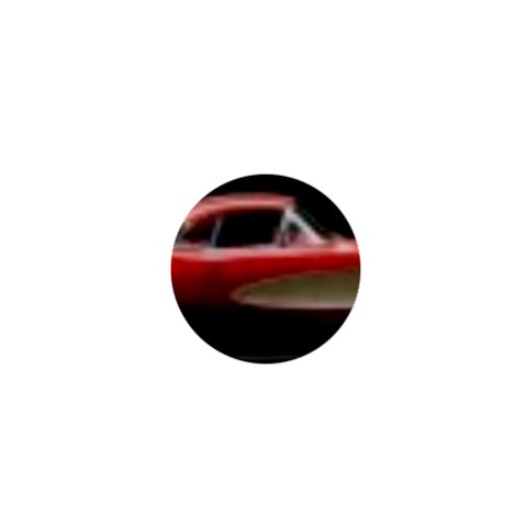 red corvette 1  Mini Button from ArtsNow.com Front