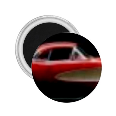 red corvette 2.25  Magnet from ArtsNow.com Front