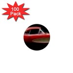 red corvette 1  Mini Button (100 pack) 