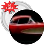 red corvette 3  Button (10 pack)