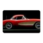 red corvette Magnet (Rectangular)