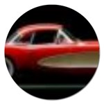 red corvette Magnet 5  (Round)