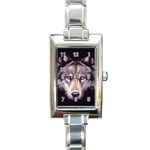 wolf Rectangular Italian Charm Watch