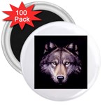 wolf 3  Magnet (100 pack)