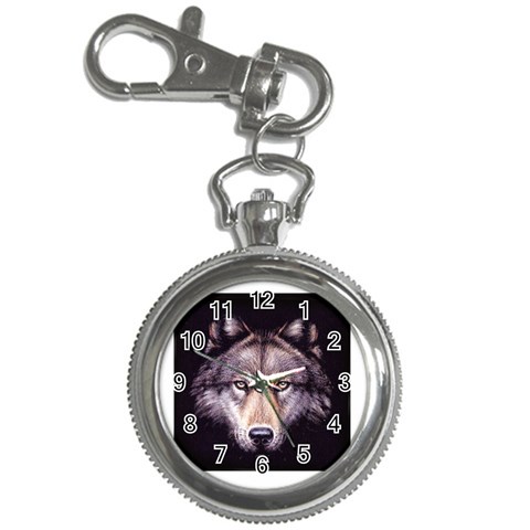 wolf Key Chain Watch from ArtsNow.com Front