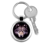 wolf Key Chain (Round)