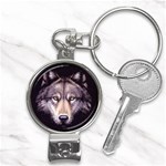 wolf Nail Clippers Key Chain