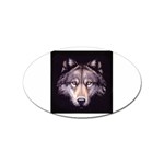 wolf Sticker (Oval)