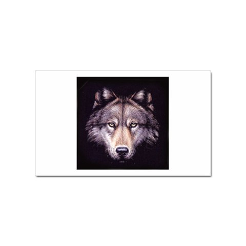 wolf Sticker (Rectangular) from ArtsNow.com Front