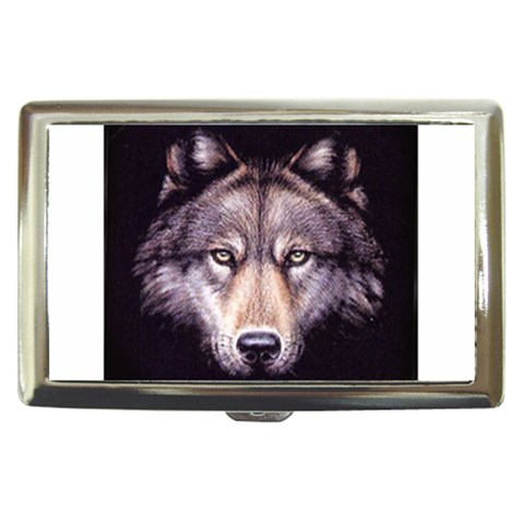 wolf Cigarette Money Case from ArtsNow.com Front