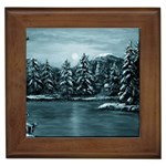 Winter Moon -  Ave Hurley   Framed Tile