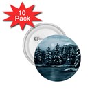Winter Moon -  Ave Hurley   1.75  Button (10 pack) 