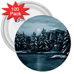 Winter Moon -  Ave Hurley   3  Button (100 pack)