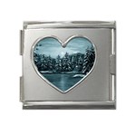 Winter Moon -  Ave Hurley   Mega Link Heart Italian Charm (18mm)
