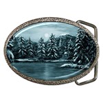 Winter Moon -  Ave Hurley   Belt Buckle