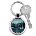 Winter Moon -  Ave Hurley   Key Chain (Round)