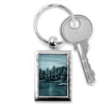Winter Moon -  Ave Hurley   Key Chain (Rectangle)