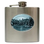Winter Moon -  Ave Hurley   Hip Flask (6 oz)