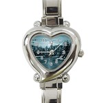 Winter Moon -  Ave Hurley   Heart Italian Charm Watch