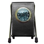 Winter Moon -  Ave Hurley   Pen Holder Desk Clock