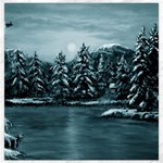 Winter Moon -  Ave Hurley   Canvas 12  x 12 