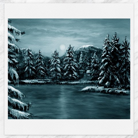 Winter Moon 19 x19.27  Canvas - 1