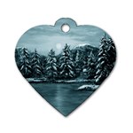 Winter Moon -  Ave Hurley   Dog Tag Heart (One Side)
