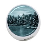 Winter Moon -  Ave Hurley   4-Port USB Hub (Two Sides)