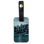 Winter Moon -  Ave Hurley   Luggage Tag (one side)