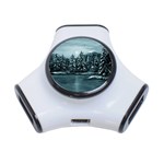 Winter Moon -  Ave Hurley   3-Port USB Hub
