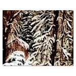 Castle Yard in Winter -AveHurley ArtRevu.com- Jigsaw Puzzle (Rectangular)
