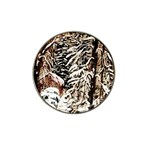 Castle Yard in Winter -AveHurley ArtRevu.com- Hat Clip Ball Marker