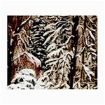 Castle Yard in Winter -AveHurley ArtRevu.com- Small Glasses Cloth
