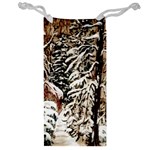 Castle Yard in Winter -AveHurley ArtRevu.com- Jewelry Bag