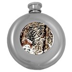 Castle Yard in Winter -AveHurley ArtRevu.com- Hip Flask (5 oz)