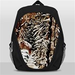 Castle Yard in Winter -AveHurley ArtRevu.com- Backpack Bag