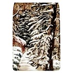 Castle Yard In Winter - Ave Hurley Removable Flap Cover (Small)
