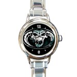 demon Round Italian Charm Watch