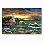 David s Lighthouse -AveHurley ArtRevu.com- Postcard 4 x 6  (Pkg of 10)