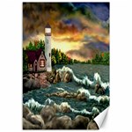 David s Lighthouse -AveHurley ArtRevu.com- Canvas 12  x 18 
