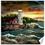 David s Lighthouse -AveHurley ArtRevu.com- Canvas 20  x 20 