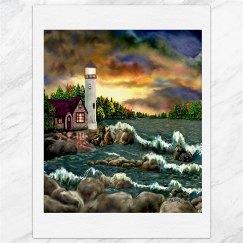 David s Lighthouse 35.26 x46.15  Canvas - 1