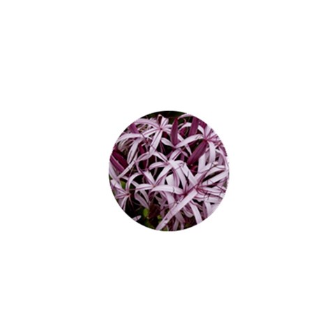 purple flowers 1  Mini Button from ArtsNow.com Front