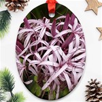 purple flowers Ornament (Oval)